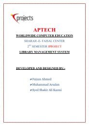 View Description - Aptech Computer Education