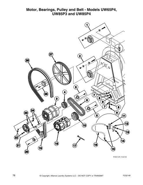 Washer-Extractor Parts Manual - UniMac