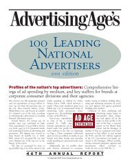100 Leading National Advertisers 100 Leading ... - Advertising Age