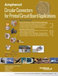 Circular Connectors for Printed Circuit Board Applications