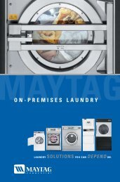 on-preMises lAundrY - Maytag Commercial Laundry