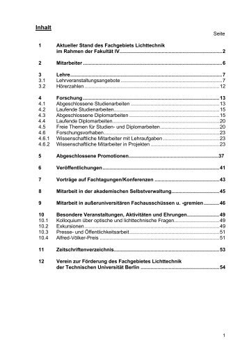 2005 (PDF, 4,0 MB) - Institut für Lichttechnik, TU Berlin