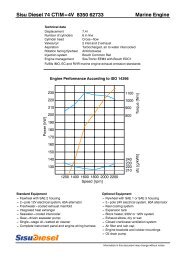 Sisu Diesel 74 CTIM---4V 8350 62733 Marine Engine