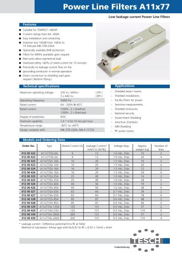 Download NF20 - TESCH GmbH Wuppertal