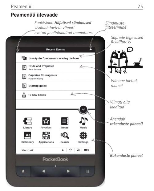 Kasutusjuhend PocketBook Touch ET