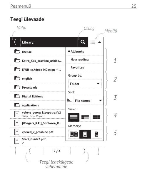 Kasutusjuhend PocketBook Touch ET