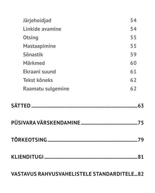 Kasutusjuhend PocketBook Touch ET