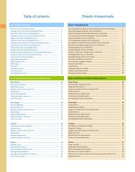 Table of contents Shaxda cinwaannada - swalim