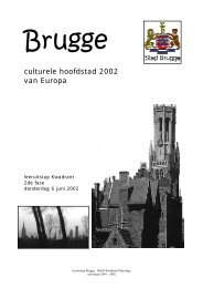 culturele hoofdstad 2002 van Europa - DPB Brugge