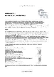 StomaCERT - Gandersheimer Modell