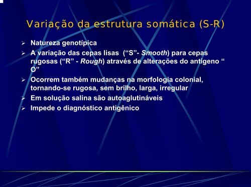 Estrutura antigÃªnica da Salmonella