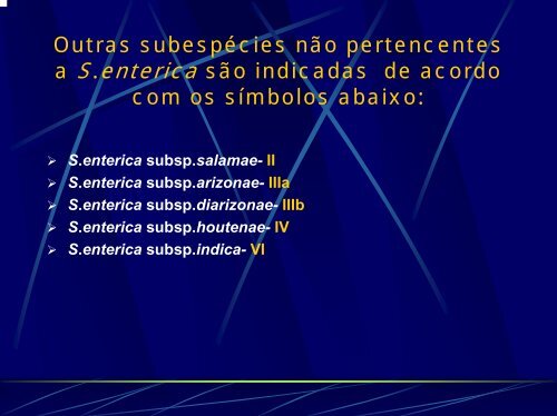 Estrutura antigÃªnica da Salmonella