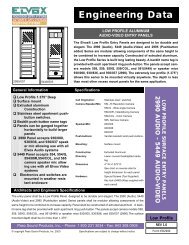 Engineering Data - Paso Sound Products