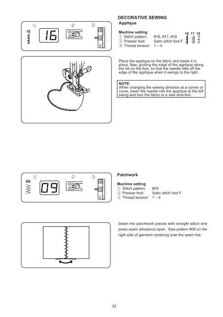 INSTRUCTION BOOK - Janome