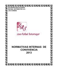 Manual de convivencia 2013 - Liceo Rafael Sotomayor