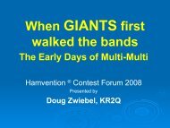 When Giants Walked the Bands - Kkn.net