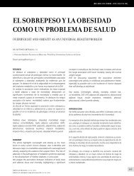 EL SOBREPESO Y LA OBESIDAD COMO UN PROBLEMA DE SALUD