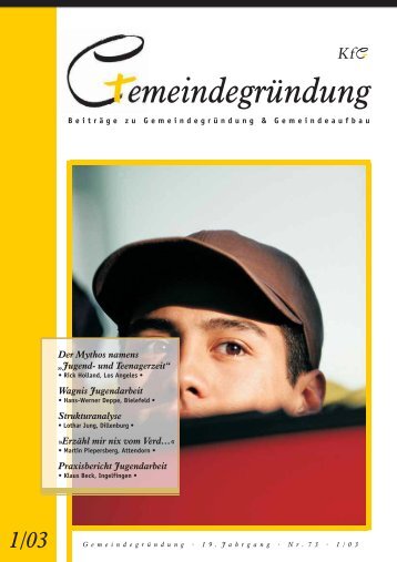 Gemeindegründung - Heft Nr. 73 (1/03) - Konferenz für ...