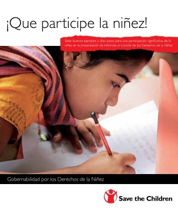 Â¡Que participe la niÃ±ez! - Save the Children's Resource Centre