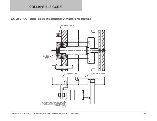 Collapsible Core & Collapsible Minicore - Roehr Tool Corporation