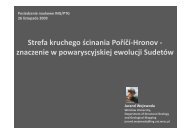 Strefa kruchego Åcinania PoÅÃ­ÄÃ­-Hronov - znaczenie w ...