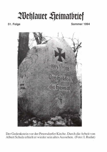 Folge 51/1994 - Kreisgemeinschaft Wehlau e. V.
