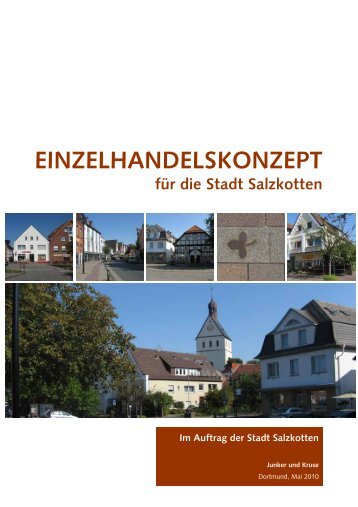 Einzelhandelskonzept für die Stadt Salzkotten Im Auftrag der Stadt ...