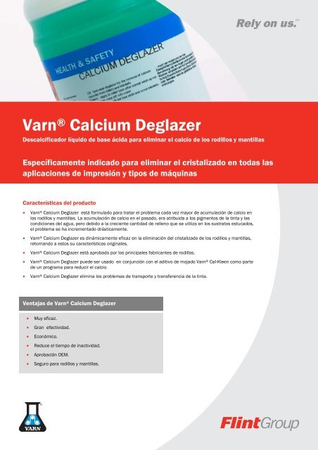 Varn® Calcium Deglazer