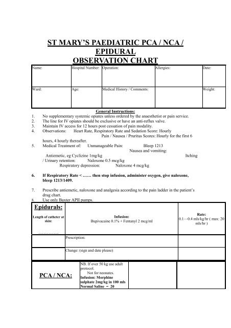 Observation Chart For Students