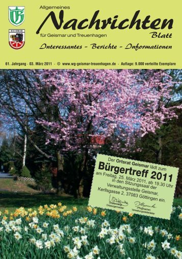 03. März 2011 - Werbegemeinschaft Geismar-Treuenhagen