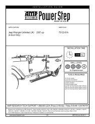 Jeep Wrangler 4-Door - 2007-Newer Installation ... - RealTruck.com