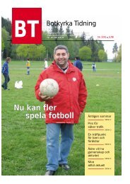 LÃ¤nk till Botkyrka Tidning 2/2006 i pdf-format - Socialdemokraterna