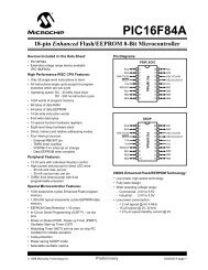 PIC16F84A 18-pin Enhanced Flash/EEPROM 8-Bit MCU Data Sheet