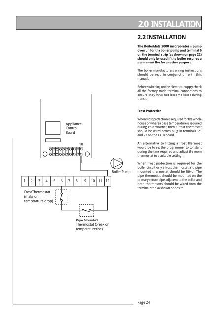 BOILERMATE BOILERMATE - Gledhill Spare Parts