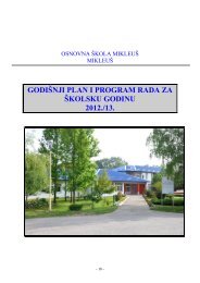 Godisnji plan i Kurikulum 2012.13..pdf - Osnovna škola Mikleuš