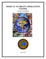 WELCOME AND COURSE OVERVIEW - DMRTI - Defense Medical ...