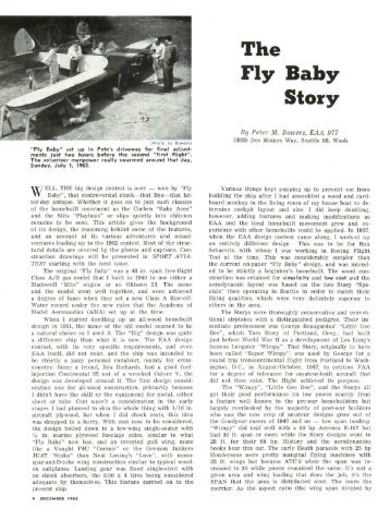 The Fly Baby Story - Oshkosh 365