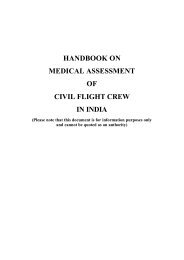 Handbook on Medical Assessment of Civil Flight Crew - Directorate ...