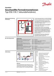 GeschweiÃte FernwÃ¤rmestationen Typ DSE-I1B (1 SekundÃ¤rheizkreis)