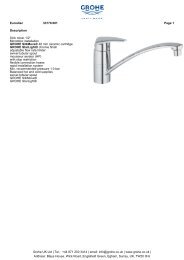 Description Sink mixer 1/2