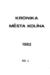 Kronika 1982 I - Kolín