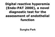 Digital reactive hyperemia (Endo-PAT 2000), a novel diagnostic test ...