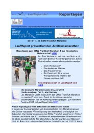 LaufReport präsentiert den Jubiläumsmarathon