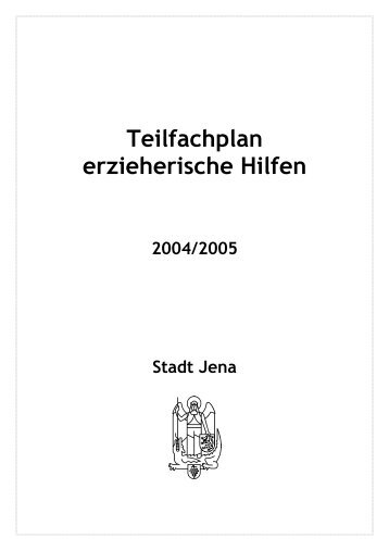 Teilfachplan erzieherische Hilfen - Jena