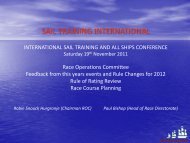 Paul Bishop, Robin Snouck-Hurgronje - Sail Training International