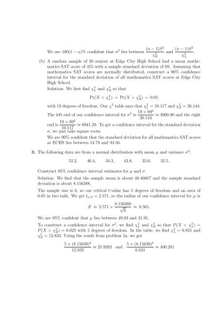 Math 362 Problem Set #9 â€“ Solution 27 April 2012 - Faculty web ...