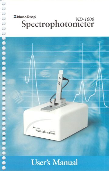 NanoDrop Spectrophotometer