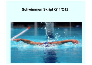 Schwimmen Skript Q11/Q12