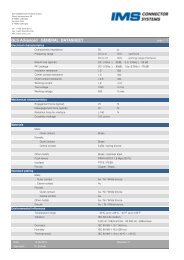 QLS Advanced - family datasheet Rev 2-1 - IMS Connector Systems
