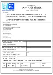 elenco prezzi - Azienda USL 3 Pistoia